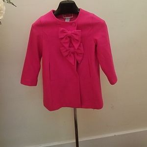 Janie and Jack girls pink coat